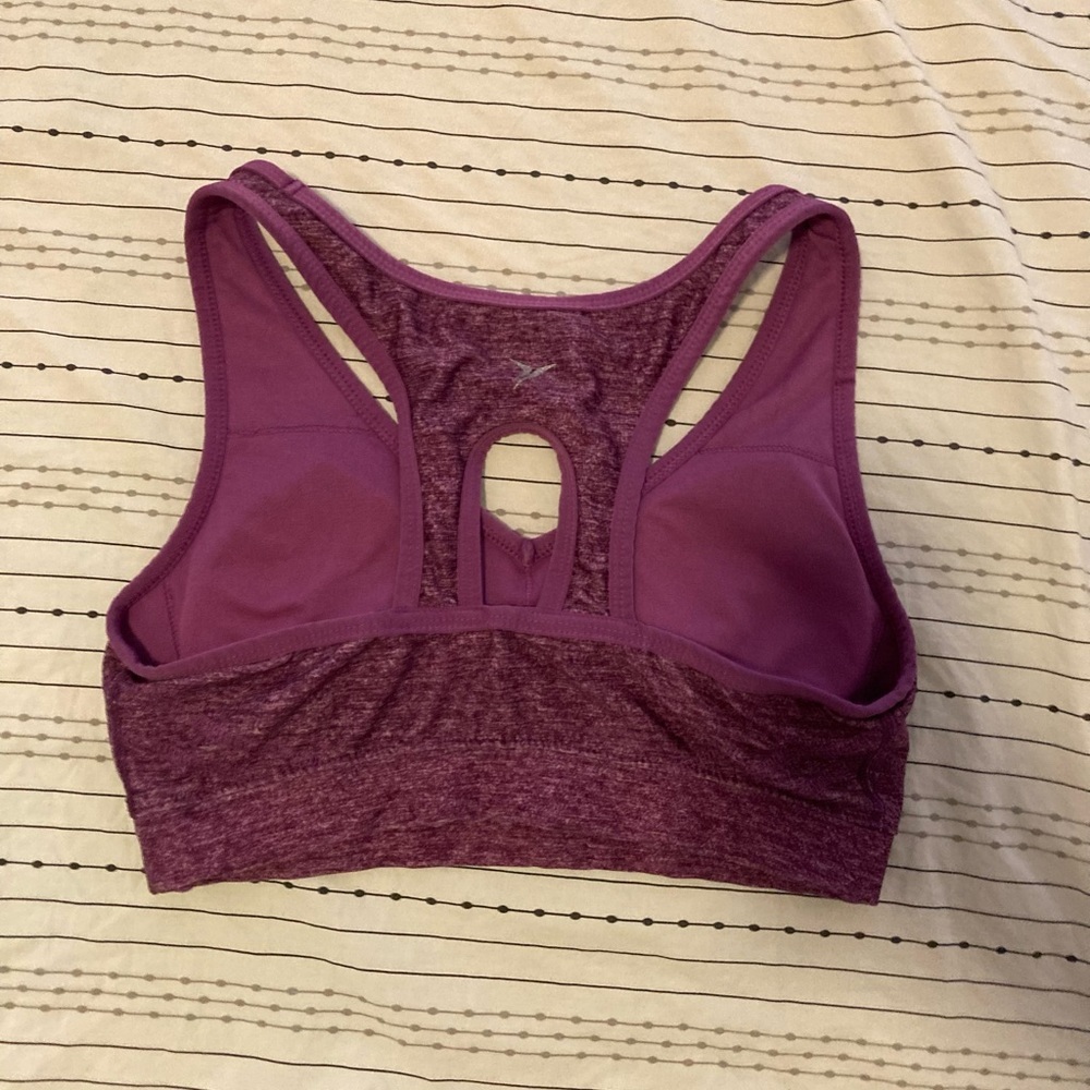 Old navy active purple sports bra - Picture 2 of 3